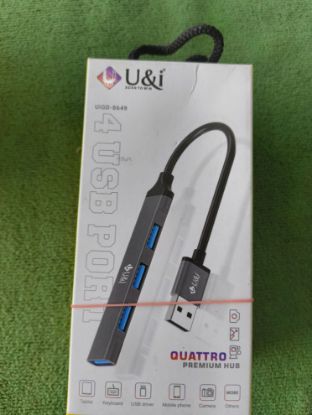 U&I 4 USB పోర్ట్‌లు UIGD-8658 యొక్క చిత్రం
