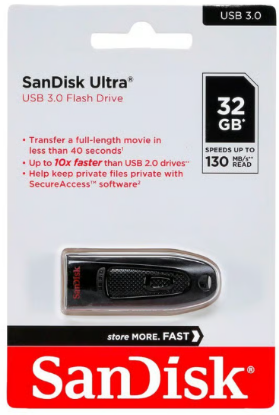 SanDisk SDCZ48-032G అల్ట్రా CZ48 32GB USB 3.0 పెన్ డ్రైవ్ యొక్క చిత్రం