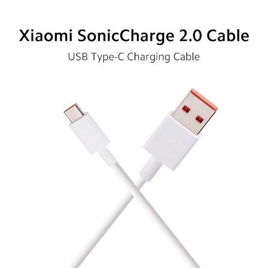Mi Xiaomi 33W ఫాస్ట్ ఛార్జింగ్ కేబుల్ USB C క్విక్ ఛార్జ్ 4.0 సోనిక్‌ఛార్జ్ కార్డ్ Mi, Redmi, iPhone 15 Pro Samsung Galaxy Android ఫోన్ ల్యాప్‌టాప్ PD ఛార్జర్ కేబుల్ (తెలుపు)తో అనుకూలమైనది యొక్క చిత్రం
