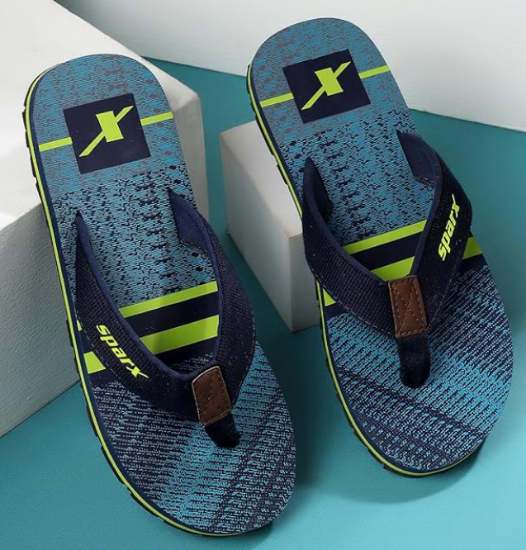 స్పార్క్స్ మెన్స్ సింథటిక్ అప్పర్/EVA పాలిస్టర్ టేప్ ఫ్లిప్ ఫ్లాప్ యొక్క చిత్రం