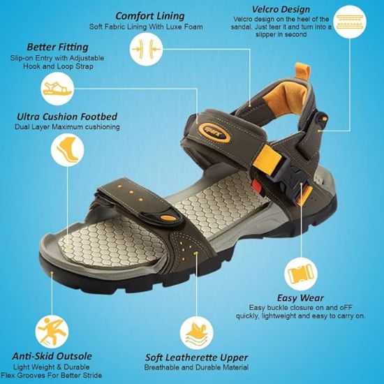 స్పార్క్స్ మెన్ బకిల్ శాండల్ యొక్క చిత్రం