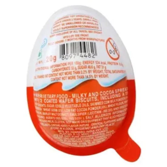 అబ్బాయిల కోసం కిండర్ జాయ్ చాక్లెట్ యొక్క చిత్రం