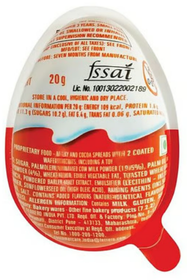 బాలికలకు కిండర్ జాయ్ యొక్క చిత్రం