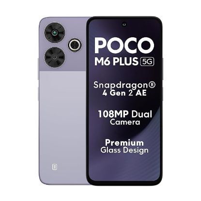 POCO M6 ప్లస్ 5G (మిస్టీ లావెండర్, 128 GB) (6 GB RAM) యొక్క చిత్రం