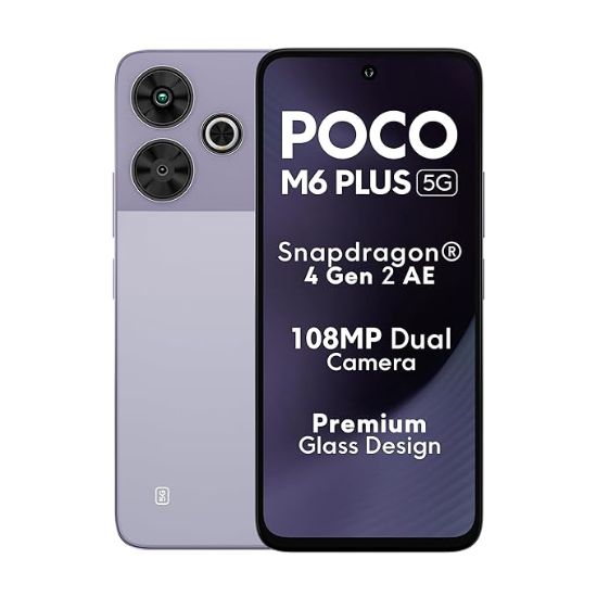 POCO M6 ప్లస్ 5G (మిస్టీ లావెండర్, 128 GB) (6 GB RAM) యొక్క చిత్రం