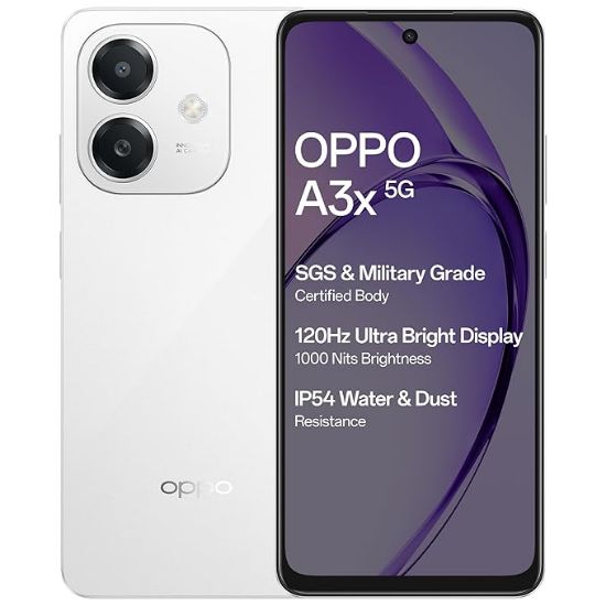 OPPO A3x 5G (స్టార్‌లైట్ వైట్, 128 GB) (4 GB RAM) యొక్క చిత్రం