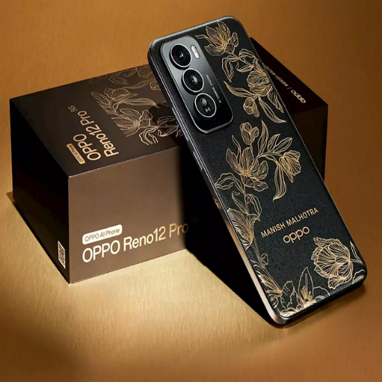 ఒప్పో రెనో 12 ప్రో 5G (మనీష్ మల్హోత్రా లిమిటెడ్ ఎడిషన్, 256 GB) (12 GB RAM) యొక్క చిత్రం