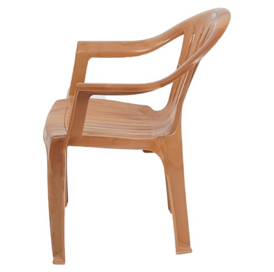 నీల్కమల్ CHR2151 ప్లాస్టిక్ మిడ్ బ్యాక్ విత్ ఆర్మ్ చైర్ | ఇంటికి కుర్చీలు | డైనింగ్ రూమ్ | బెడ్ రూమ్ | కిచెన్ | లివింగ్ రూమ్ | ఆఫీస్-అవుట్డోర్ | దుమ్ము లేని | 100% పాలీప్రొఫైలిన్ స్టాకబుల్ కుర్చీలు (గోల్డెన్ ఓక్) యొక్క చిత్రం