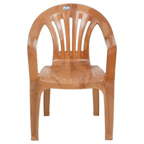 నీల్కమల్ CHR2151 ప్లాస్టిక్ మిడ్ బ్యాక్ విత్ ఆర్మ్ చైర్ | ఇంటికి కుర్చీలు | డైనింగ్ రూమ్ | బెడ్ రూమ్ | కిచెన్ | లివింగ్ రూమ్ | ఆఫీస్-అవుట్డోర్ | దుమ్ము లేని | 100% పాలీప్రొఫైలిన్ స్టాకబుల్ కుర్చీలు (గోల్డెన్ ఓక్) యొక్క చిత్రం