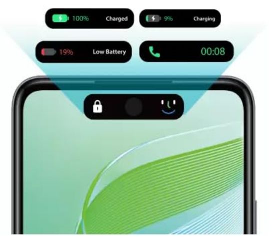 ఇన్ఫినిక్స్ స్మార్ట్ 8 (రెయిన్‌బో బ్లూ, 64GB) (4 GB RAM) యొక్క చిత్రం
