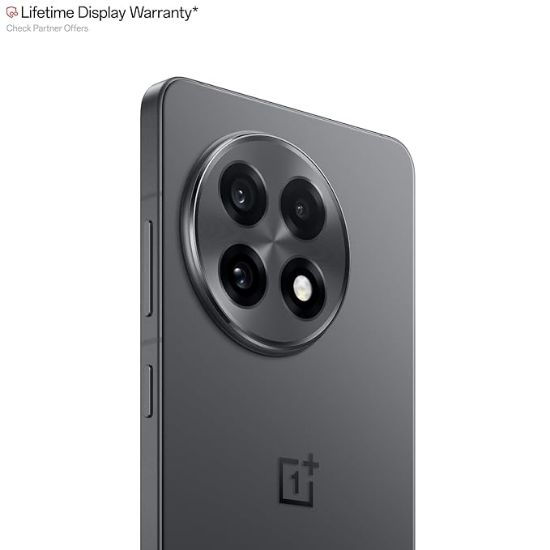 OnePlus 13R | OnePlus AIతో మరింత స్మార్ట్ | జీవితకాల ప్రదర్శన వారంటీ (12GB RAM, 256GB నిల్వ నెబ్యులా నోయిర్) యొక్క చిత్రం