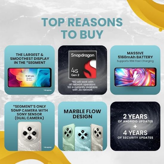 POCO C75 5G, ఆక్వా బ్లిస్ (4GB, 64GB) యొక్క చిత్రం