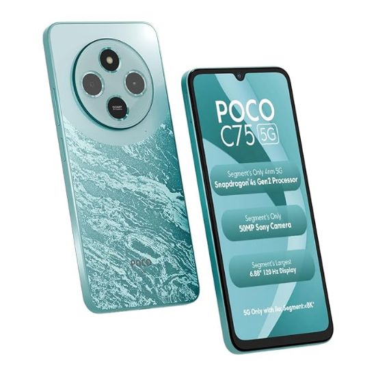 POCO C75 5G, ఆక్వా బ్లిస్ (4GB, 64GB) యొక్క చిత్రం