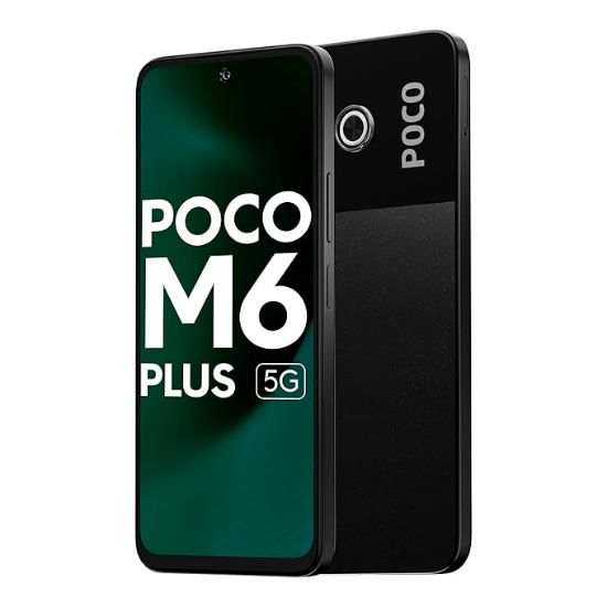 POCO M6 ప్లస్ 5G గ్రాఫైట్ బ్లాక్ 6GB RAM 128GB ROM యొక్క చిత్రం