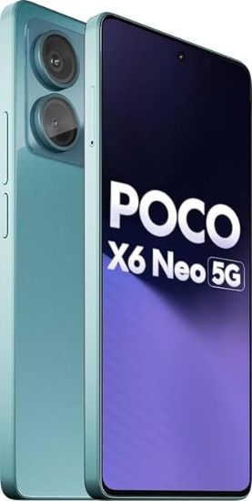 POCO X6 నియో 5G (హారిజన్ బ్లూ, 8GB RAM, 128GB నిల్వ) | డైమెన్సిటీ 6080 ప్రాసెసర్ | 5000 mAh బ్యాటరీ + 33W ఫాస్ట్ ఛార్జింగ్ | 108MP + 2MP వెనుక కెమెరా & 16MP ఫ్రంట్ కెమెరా యొక్క చిత్రం