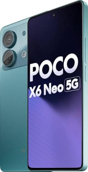 POCO X6 నియో 5G (హారిజన్ బ్లూ, 8GB RAM, 128GB నిల్వ) | డైమెన్సిటీ 6080 ప్రాసెసర్ | 5000 mAh బ్యాటరీ + 33W ఫాస్ట్ ఛార్జింగ్ | 108MP + 2MP వెనుక కెమెరా & 16MP ఫ్రంట్ కెమెరా యొక్క చిత్రం