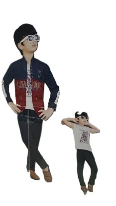 ఆక్టోపస్ సభా ఫ్యాషన్ స్టైలిష్ రెడీమేడ్ సూట్ 3 పీస్ సెట్ జీన్స్, టీ షర్ట్ & జాకెట్ ఫర్ బాయ్స్ యొక్క చిత్రం