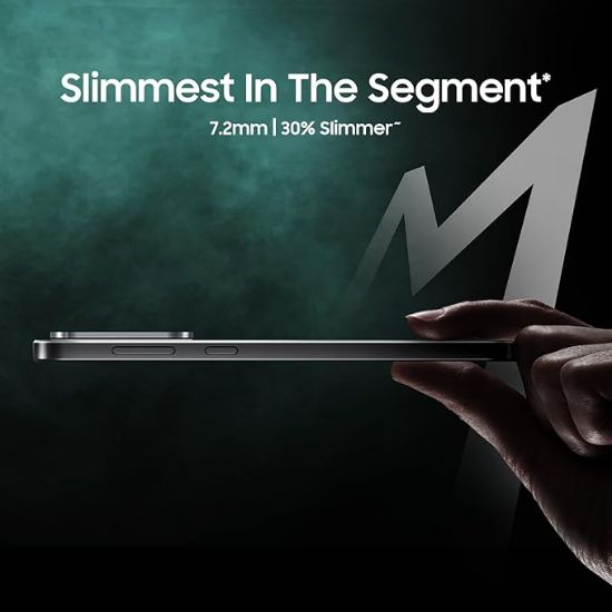 Samsung Galaxy M56 5G (నలుపు, 8 GB RAM, 256 GB నిల్వ) | సెగ్మెంట్‌లో అత్యంత సన్నని ఫోన్ | గొరిల్లా గ్లాస్ విక్టస్+ | 10 బిట్ HDR వీడియో | మెరుగైన నైట్‌గ్రఫీ | 4nm ప్రాసెసర్ | ఆవిరి శీతలీకరణ గది యొక్క చిత్రం