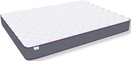 స్లీప్ SPA డ్యూయల్ కంఫర్ట్ - కంఫర్ట్ క్యూబ్స్ మరియు రెబోటెక్ టెక్‌తో హార్డ్ & సాఫ్ట్. 6 అంగుళాల సింగిల్ హై రెసిలెన్స్ (HR) ఫోమ్ మ్యాట్రెస్ (L x W. 72 అంగుళాల x 30 అంగుళాలు యొక్క చిత్రం