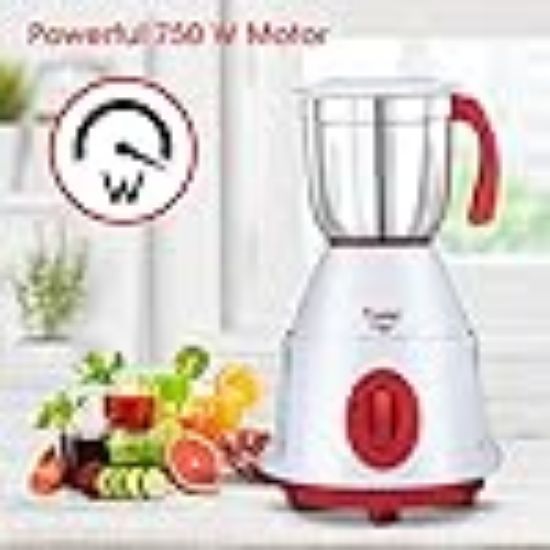 ప్రెస్టీజ్ పర్ఫెక్ట్ ప్లస్ జ్యూసర్ మిక్సర్ గ్రైండర్, 750 వాట్స్, 4 జాడిలు (తెలుపు మరియు ఎరుపు) యొక్క చిత్రం