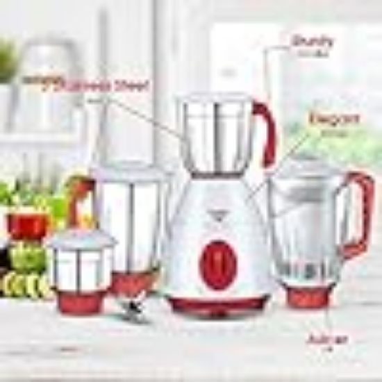 ప్రెస్టీజ్ పర్ఫెక్ట్ ప్లస్ జ్యూసర్ మిక్సర్ గ్రైండర్, 750 వాట్స్, 4 జాడిలు (తెలుపు మరియు ఎరుపు) యొక్క చిత్రం