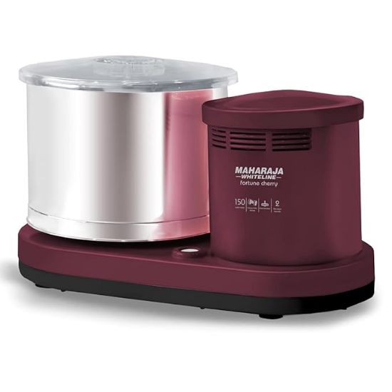 మహారాజా వైట్‌లైన్ ఫార్చ్యూన్ చెర్రీ వెట్ గ్రైండర్, 2L, 150W, పర్పుల్, స్టాండర్డ్ (ఫార్చ్యూన్ చెర్రీ/WG-108) యొక్క చిత్రం