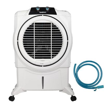 సింఫనీ సుమో 75 XL డెసర్ట్ ఎయిర్ కూలర్ ఇంటి కోసం హనీకోంబ్ ప్యాడ్‌లు, పవర్‌ఫుల్ +ఎయిర్ ఫ్యాన్, ఐ-ప్యూర్ కన్సోల్ మరియు తక్కువ పవర్ వినియోగం (75L, వైట్) యొక్క చిత్రం