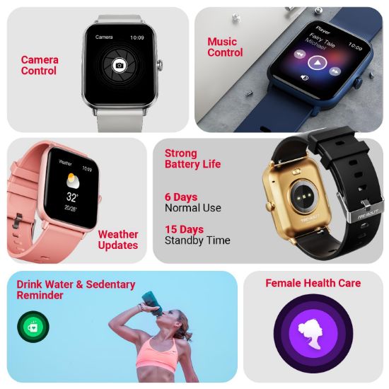 ఫైర్-బోల్ట్ నింజా కాల్ ప్రో ప్లస్ స్మార్ట్ వాచ్ 1.83 అంగుళాల బ్లూటూత్ కాలింగ్, AI వాయిస్ అసిస్టెన్స్, 100 స్పోర్ట్స్ మోడ్‌లు IP67 రేటింగ్, 240 * 280 పిక్సెల్ హై రిజల్యూషన్ (గోల్డ్ బ్లాక్) యొక్క చిత్రం