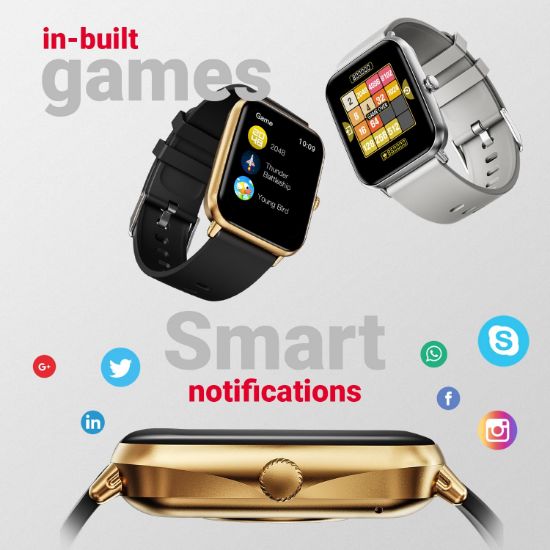 ఫైర్-బోల్ట్ నింజా కాల్ ప్రో ప్లస్ స్మార్ట్ వాచ్ 1.83 అంగుళాల బ్లూటూత్ కాలింగ్, AI వాయిస్ అసిస్టెన్స్, 100 స్పోర్ట్స్ మోడ్‌లు IP67 రేటింగ్, 240 * 280 పిక్సెల్ హై రిజల్యూషన్ (గోల్డ్ బ్లాక్) యొక్క చిత్రం