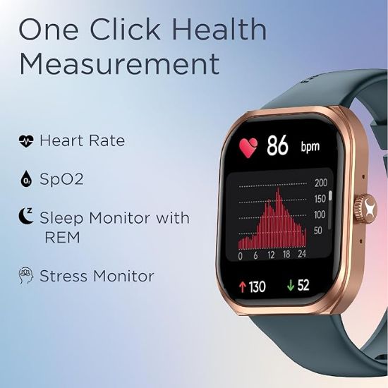 ఫాస్ట్రాక్ లిమిట్‌లెస్ FS2+ స్మార్ట్ వాచ్, 2.01" అల్ట్రావియు డిస్ప్లే, ఫంక్షనల్ క్రౌన్, సింగిల్ సింక్ బిటి కాలింగ్, 110+ స్పోర్ట్స్ మోడ్‌లు, 200+ స్మార్ట్‌వాచ్ ఫేసెస్, 7 రోజుల వరకు బ్యాటరీ, AI వాయిస్ అసిస్టెంట్ (నలుపు) యొక్క చిత్రం