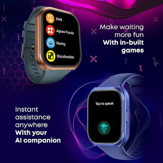 ఫాస్ట్రాక్ లిమిట్‌లెస్ Fs1+ స్మార్ట్‌వాచ్ | 2.01" అల్ట్రావు డిస్ప్లే | 950 నిట్స్ బ్రైట్‌నెస్ | సింగిల్‌సింక్ బిటి కాలింగ్ | నైట్రో ఫాస్ట్ ఛార్జింగ్ | 110+ స్పోర్ట్స్ మోడ్‌లు | 200+ వాచ్‌ఫేస్‌లు | 7 రోజుల వరకు బ్యాటరీ - రోజ్ గోల్డ్ యొక్క చిత్రం