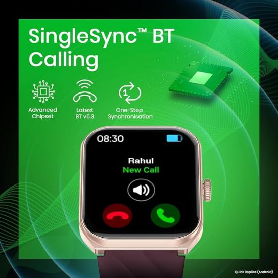 ఫాస్ట్రాక్ న్యూ లిమిట్‌లెస్ X2 స్మార్ట్ వాచ్, రొటేటింగ్ క్రౌన్‌తో 1.91" అల్ట్రావియు, 60 హెర్ట్జ్ రిఫ్రెష్ రేట్, అడ్వాన్స్‌డ్ చిప్‌సెట్, సింగిల్ సింక్ బిటి కాలింగ్, 100+ స్పోర్ట్స్ మోడ్ & స్మార్ట్‌వాచ్ ఫేసెస్, IP68, (నలుపు) యొక్క చిత్రం