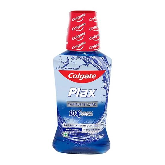 కోల్గేట్ ప్లాక్స్ యాంటీ బాక్టీరియల్ మౌత్ వాష్, 24/7 ఫ్రెష్ బ్రీత్ - 48ml, (కంప్లీట్ కేర్) యొక్క చిత్రం