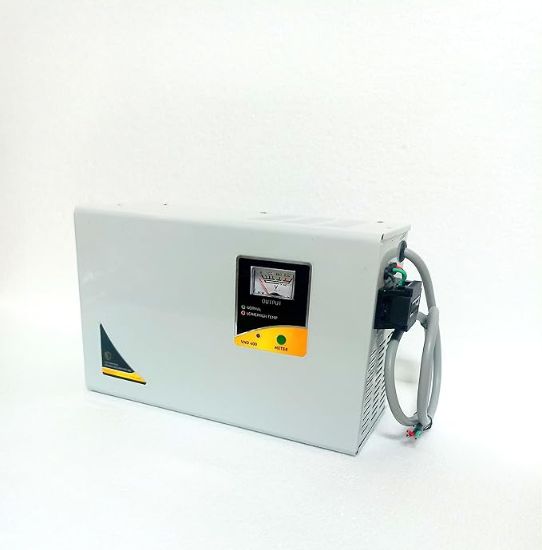 V-Guard VND 400 వోల్టేజ్ స్టెబిలైజర్ – 1.5 టన్ ఎయిర్ కండీషనర్ కోసం (150 VAC - 285 VAC), వైట్ రంగు యొక్క చిత్రం