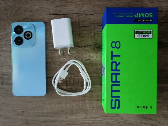 ఇన్ఫినిక్స్ స్మార్ట్ 8 (రెయిన్‌బో బ్లూ, 64GB) (4 GB RAM) యొక్క చిత్రం