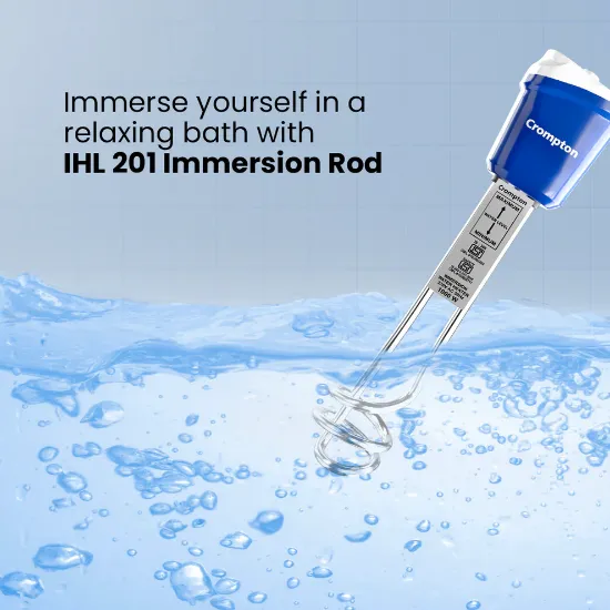 క్రాంప్టన్ IHL 201 – 1000W ఇమర్షన్ వాటర్ హీటర్ (IP68 ప్రొటెక్షన్‌తో) యొక్క చిత్రం