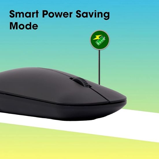 106 కీలు మరియు 3 DPI కలిగిన నానో రిసీవర్‌తో కూడిన Zeb-కంపానియన్ 105 కీబోర్డ్ మరియు మౌస్ సెట్‌లు మరియు పవర్ సేవింగ్ మోడ్‌ను కలిగి ఉన్నాయి. యొక్క చిత్రం