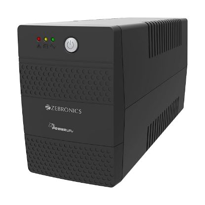 ఆఫీస్ కంప్యూటర్ల కోసం ZEBRONICS U735 600VA/360W మైక్రోకంట్రోలర్ ఆధారిత UPS | ఆటో రీస్టార్ట్, జనరేటర్ అనుకూలమైన, బూస్ట్ & బక్ AVR, అంతర్నిర్మిత రక్షణ కలిగిన హోమ్ PC, (రౌటర్లకు కాదు) యొక్క చిత్రం