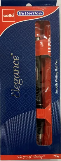 సెల్లో బటర్‌ఫ్లో ఎలిగాన్స్ బాల్ పెన్ (ఇంక్ కలర్ - బ్లూ) యొక్క చిత్రం