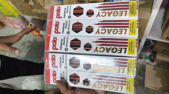 పోలో ప్రీమియం బ్లాక్ 10 HB పెన్సిల్స్ యొక్క చిత్రం