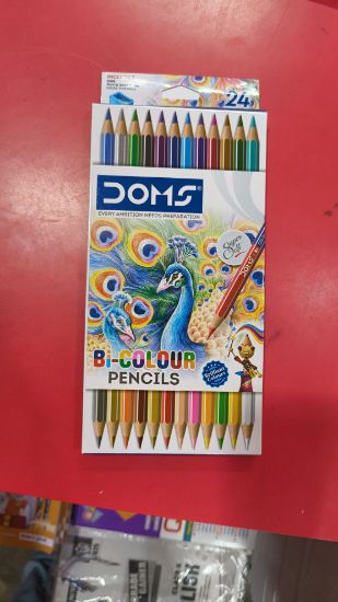 DOMS ద్వి-రంగు పెన్సిల్స్ సెట్ యొక్క చిత్రం