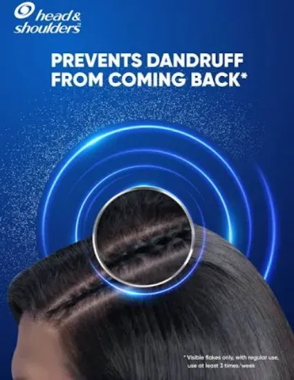 హెడ్ ​​& షోల్డర్స్ కూల్ మెంథాల్ యాంటీ డాండ్రఫ్ షాంపూ (180ml) యొక్క చిత్రం