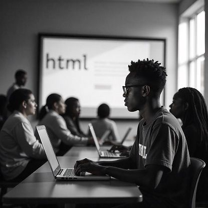 HTML (హైపర్‌టెక్స్ట్ మార్కప్ లాంగ్వేజ్) యొక్క చిత్రం