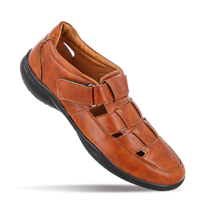 వాకరూ  పురుషుల  రోమన్  చెప్పులు  -  WF6269  టాన్ యొక్క చిత్రం