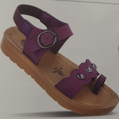 బాలికల బ్యాక్ బెల్ట్ చెప్పులు - WK730 యొక్క చిత్రం