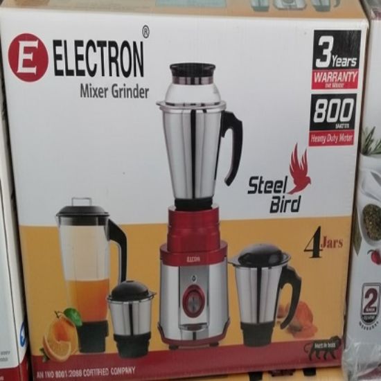 ఎలక్ట్రానిక్ మిక్సర్ గ్రైండర్ 3 సంవత్సరాల వారంటీ యొక్క చిత్రం