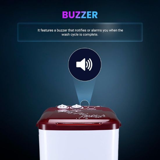 ఒనిడా 6.5 కిలోల టాప్ లోడ్ వాషర్ మాత్రమే (లిలిపుట్, లావా రెడ్) యొక్క చిత్రం