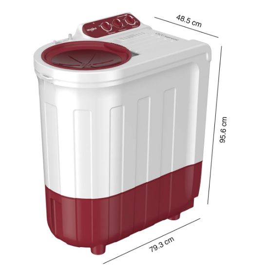 వర్ల్పూల్ 7 కిలోల సెమీ ఆటోమేటిక్ టాప్ లోడ్ వాషింగ్ మెషిన్ (ఏస్ సూపర్ సోక్) యొక్క చిత్రం