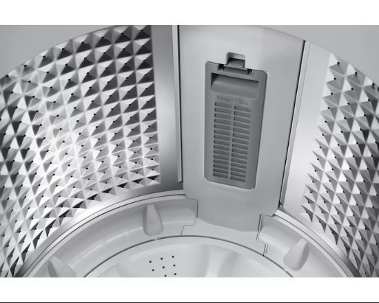 డిజిటల్ ఇన్వర్టర్ టెక్నాలజీతో కూడిన Samsung 7 కిలోల 5 స్టార్ ఫుల్లీ ఆటోమేటిక్ టాప్ లోడ్ వాషింగ్ మెషిన్, మోటార్ పై 20 సంవత్సరాల వారంటీ, జెంటిల్ వాష్ & ఎనర్జీ ఎఫిషియెంట్ పెర్ఫార్మెన్స్ యొక్క చిత్రం