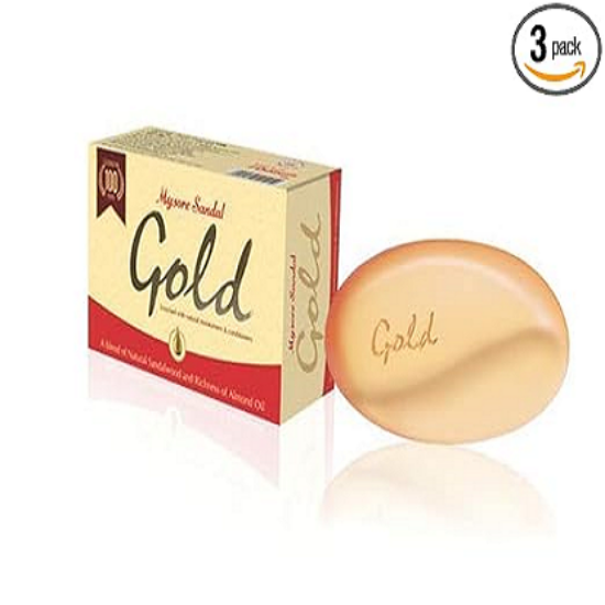 మైసూర్ శాండల్ గోల్డ్ సబ్బు, 125 గ్రా. యొక్క చిత్రం